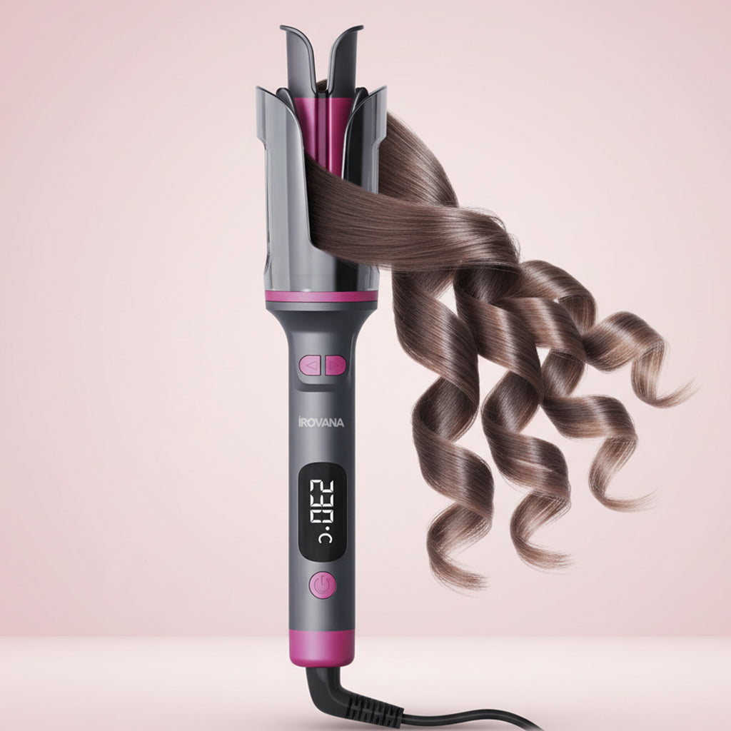 IROVANA™ CurlX Pro - Quick, Smooth and Consistent Curls Without Tangles