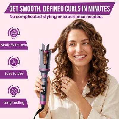IROVANA™ CurlX Pro - Quick, Smooth and Consistent Curls Without Tangles