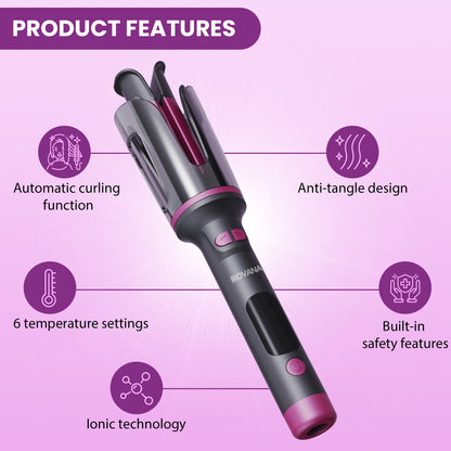 IROVANA™ CurlX Pro - Designed to Reduce Tangles and Help Prevent Burns.