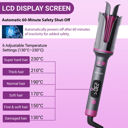 IROVANA™ CurlX Pro - Designed to Reduce Tangles and Help Prevent Burns.